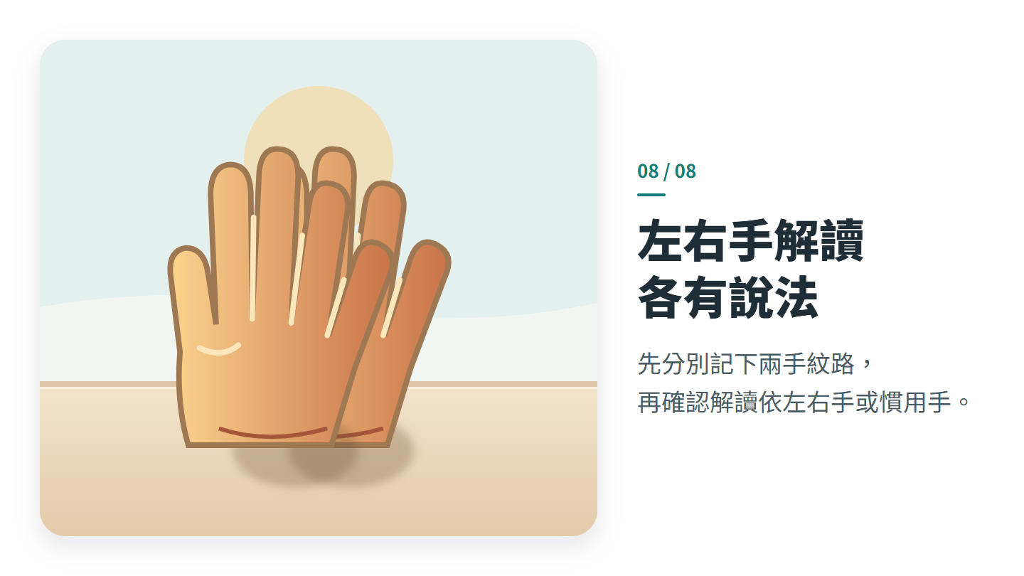 左右手解讀 各有說法