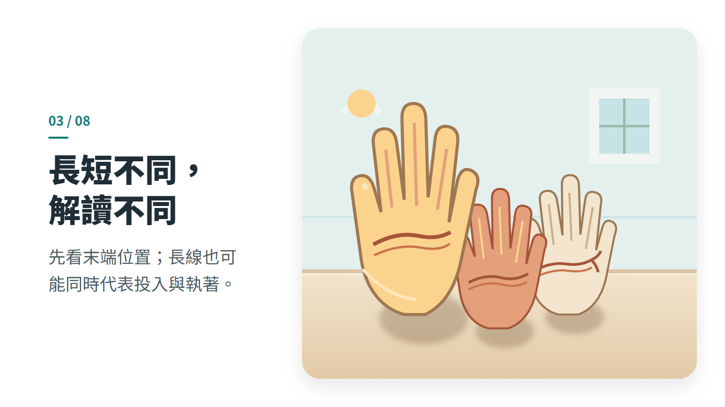 長短不同， 解讀不同