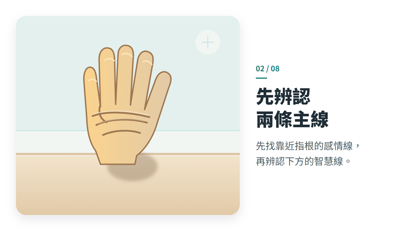 先辨認 兩條主線