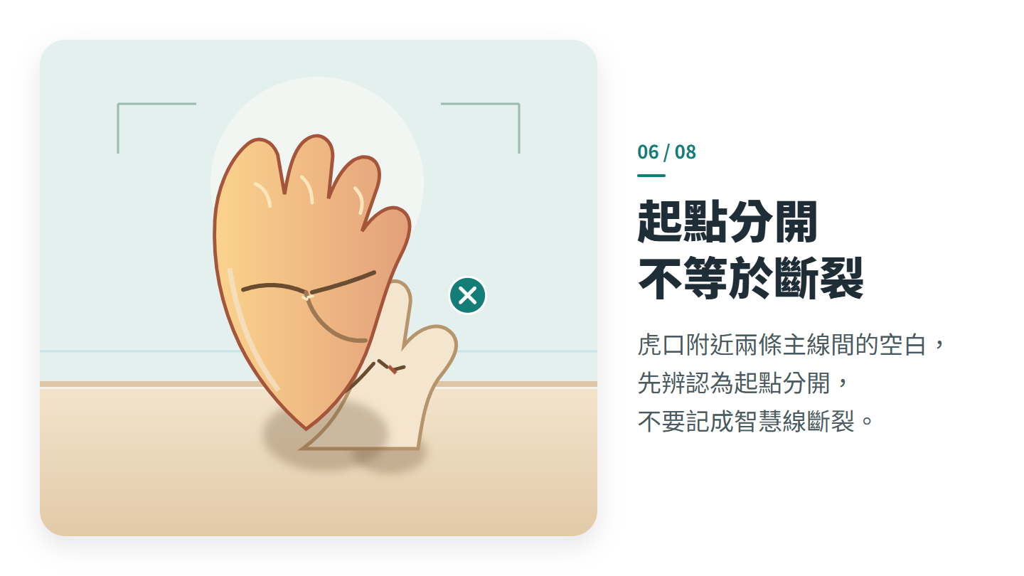 起點分開 不等於斷裂