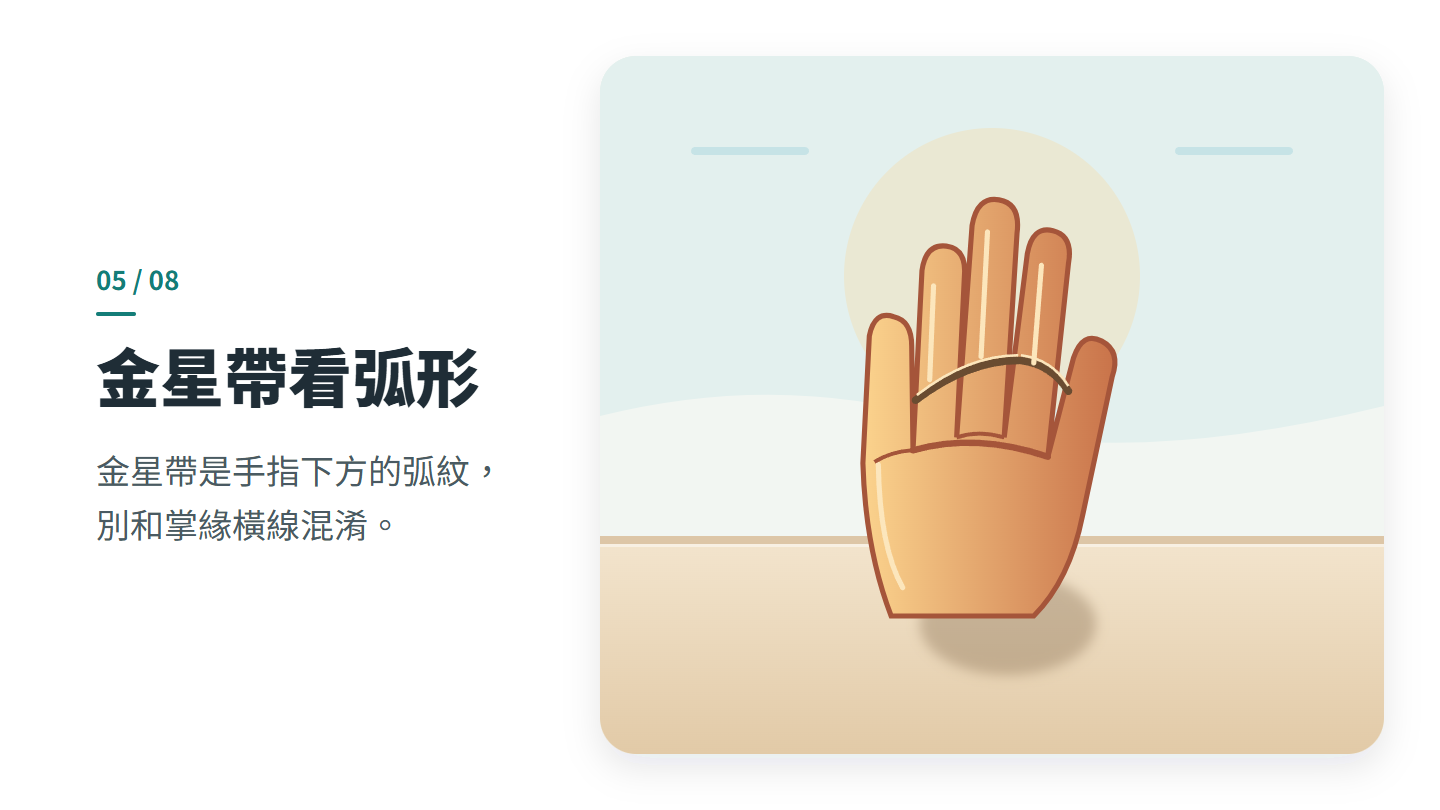 金星帶看弧形