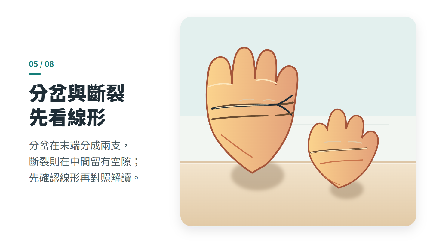 分岔與斷裂 先看線形