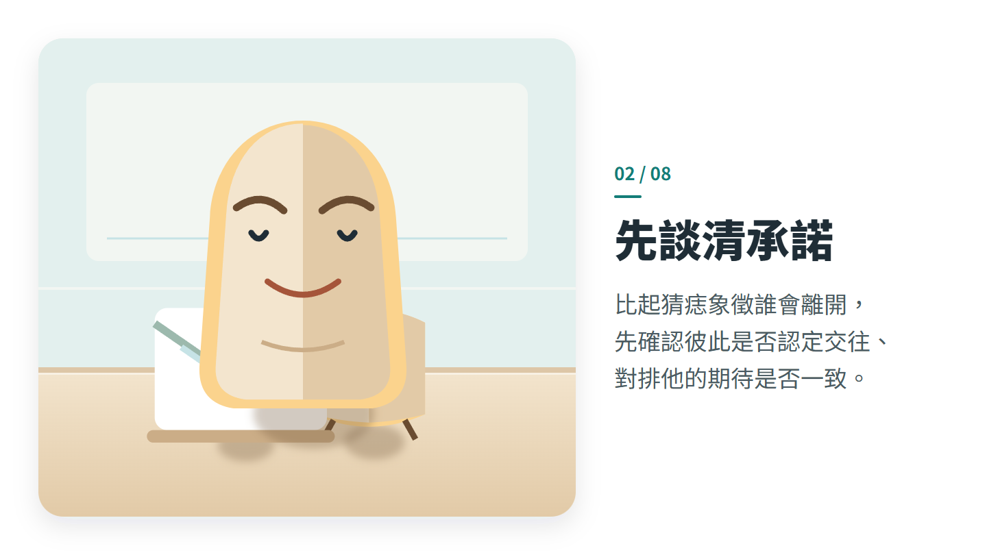 先談清承諾