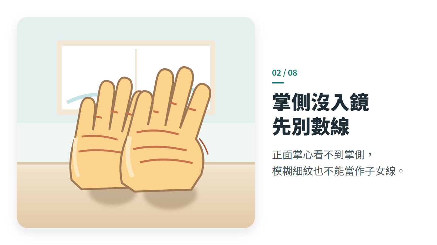 掌側沒入鏡 先別數線