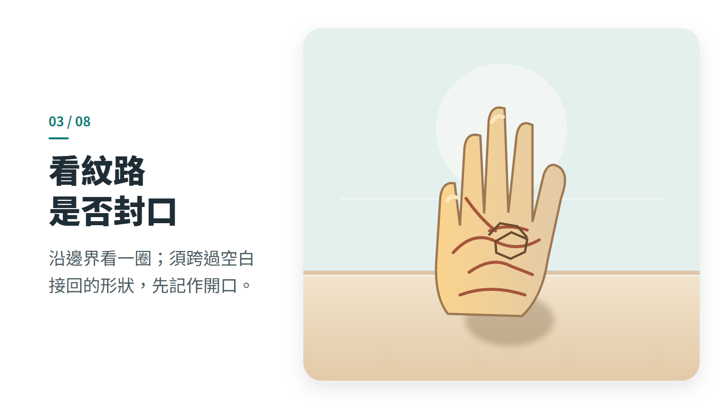 看紋路 是否封口