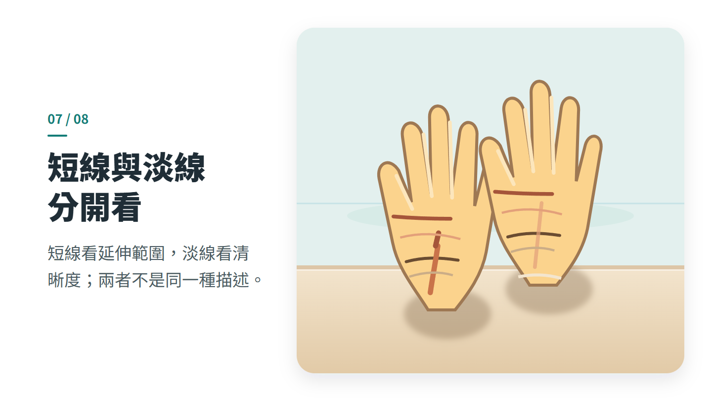 短線與淡線 分開看