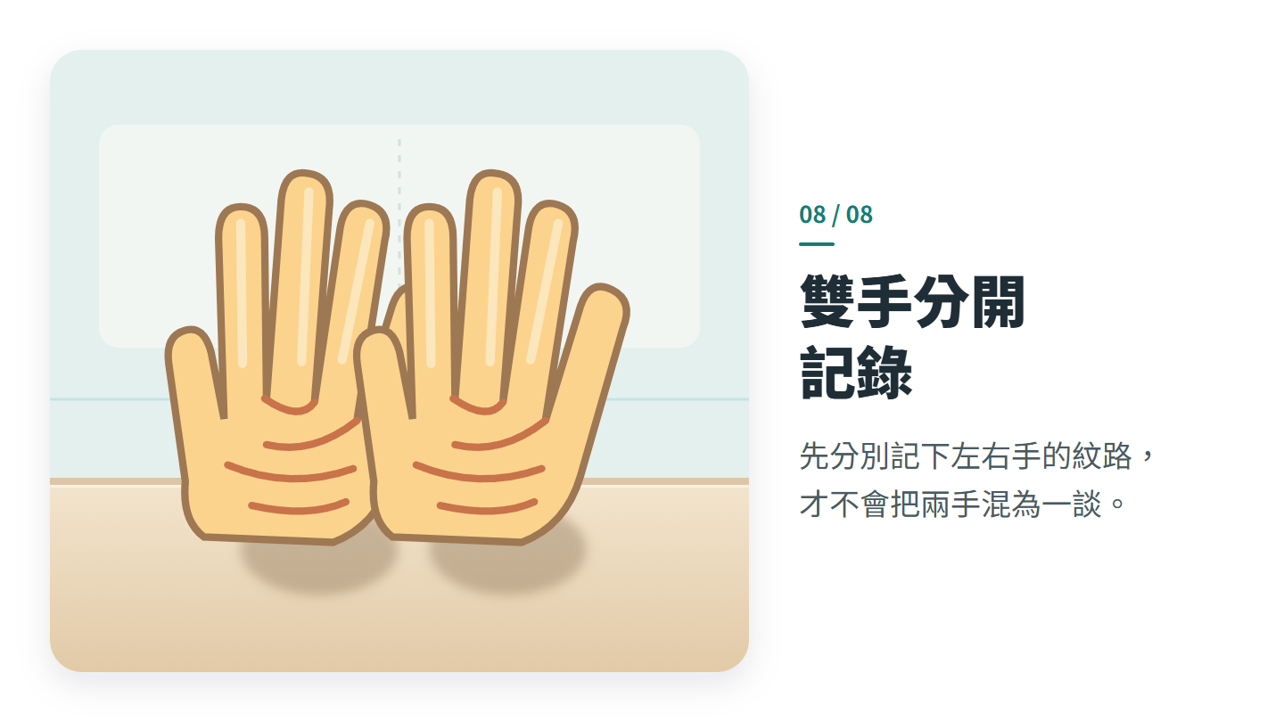 雙手分開 記錄