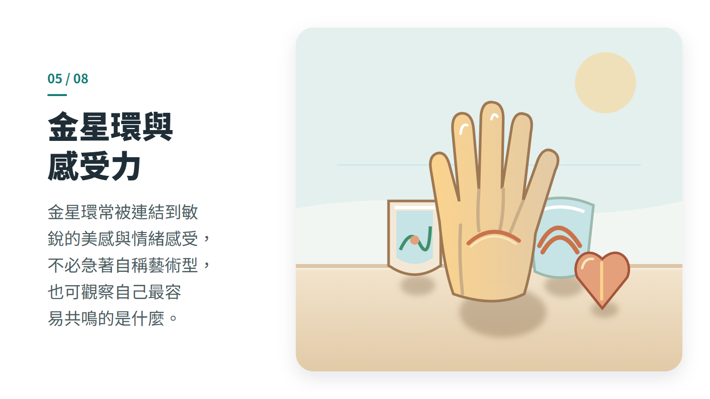 金星環與 感受力
