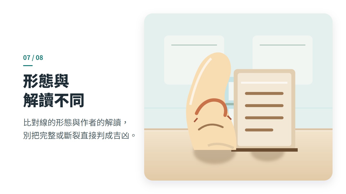 形態與 解讀不同