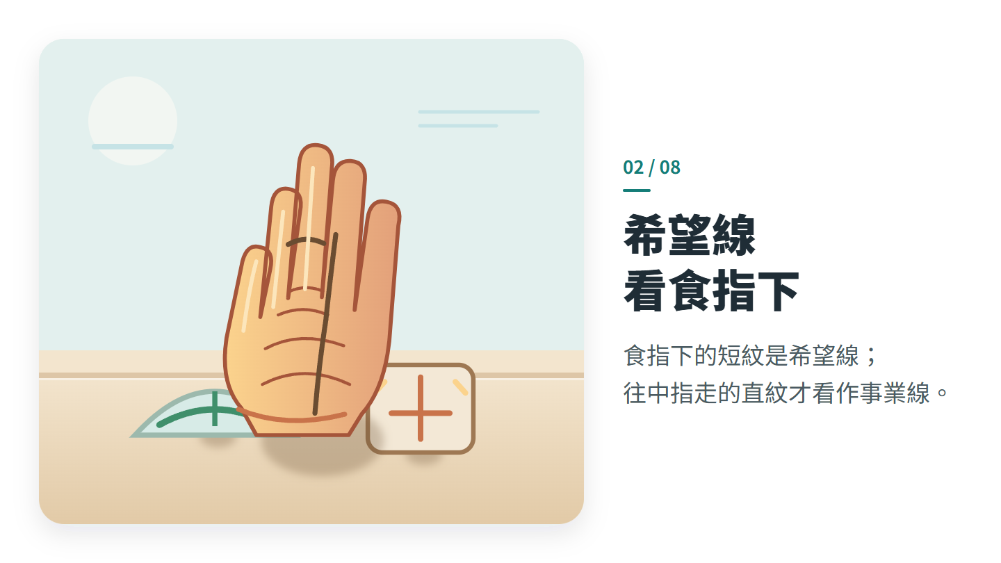 希望線 看食指下