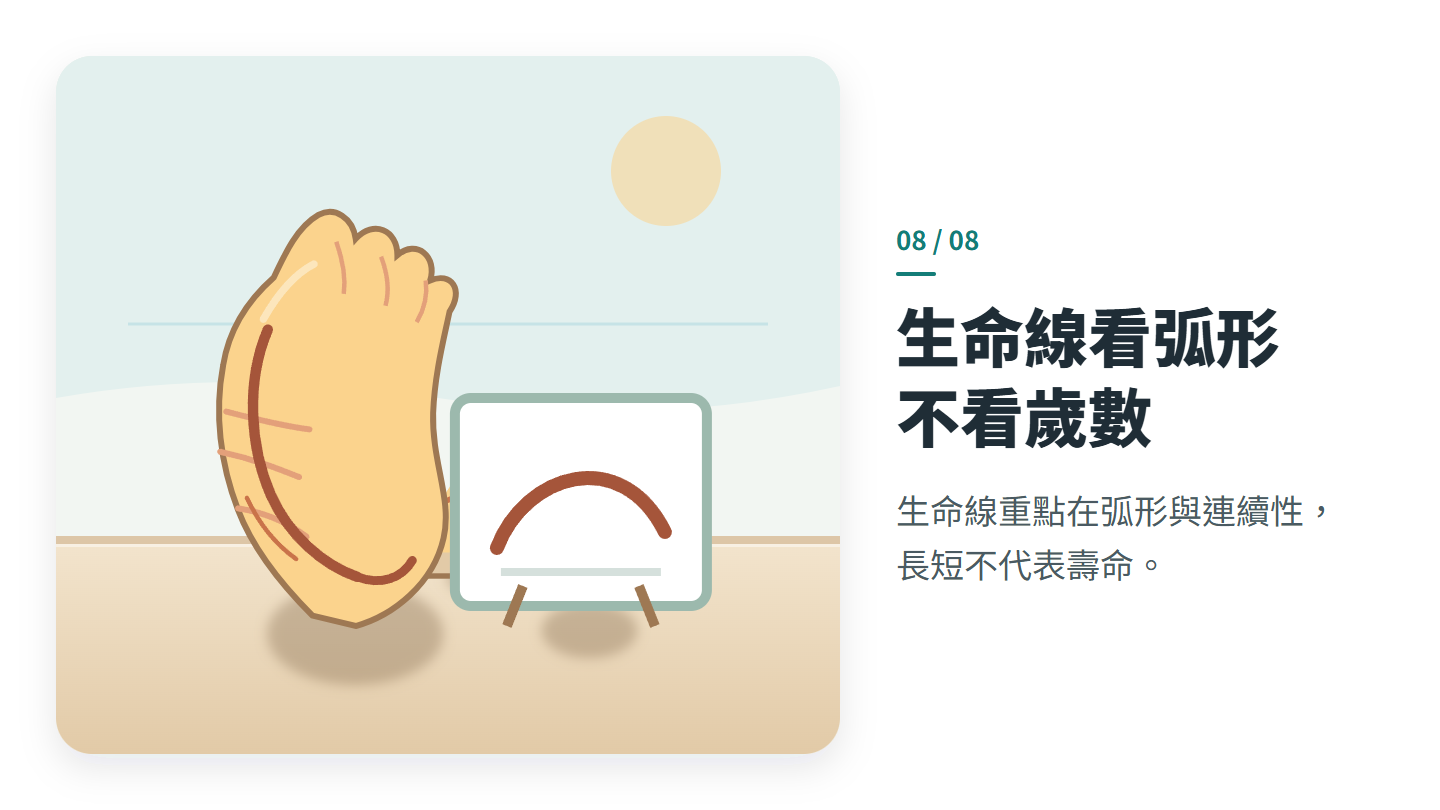 生命線看弧形 不看歲數